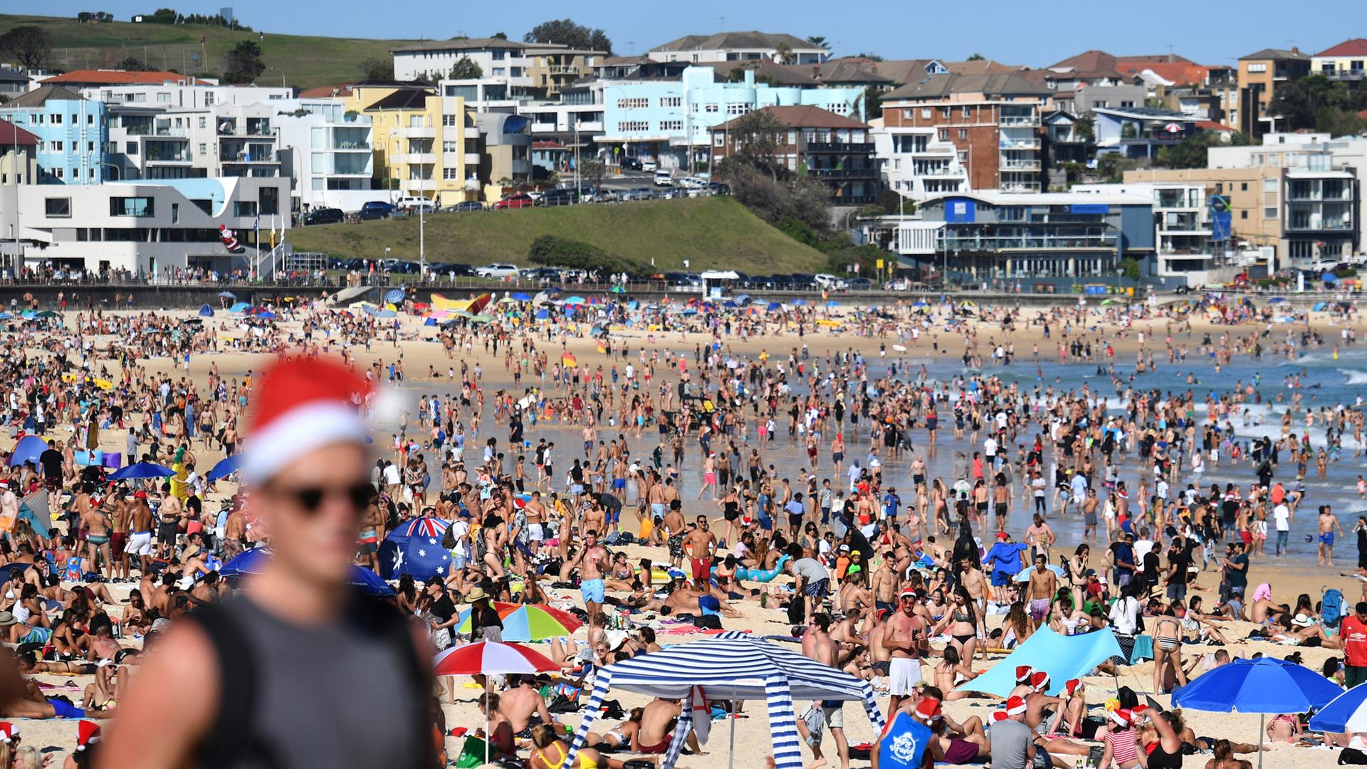 Weihnachten in Sydney, aufgenommen am 25.12.2018 