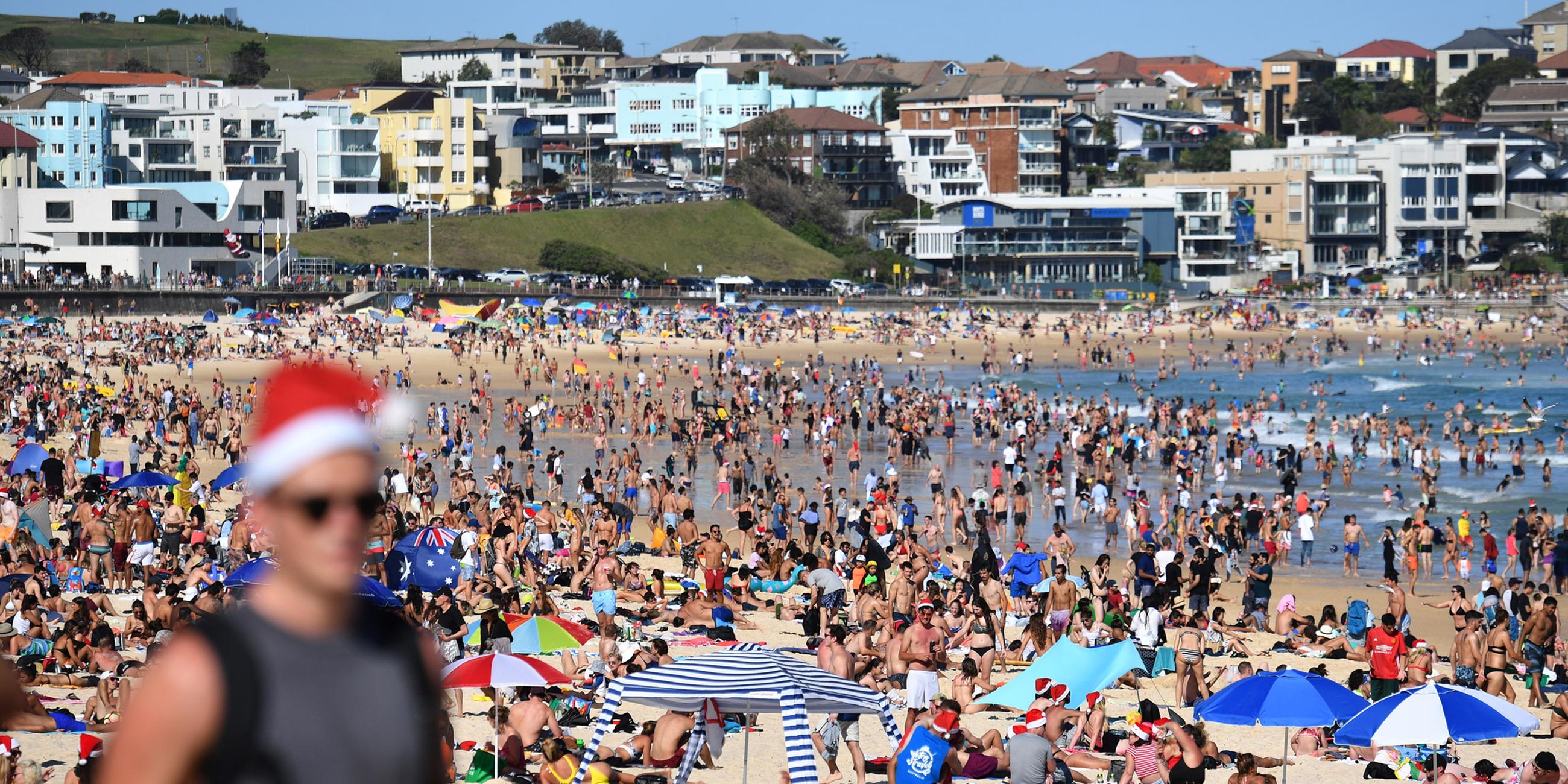 Weihnachten in Sydney, aufgenommen am 25.12.2018 