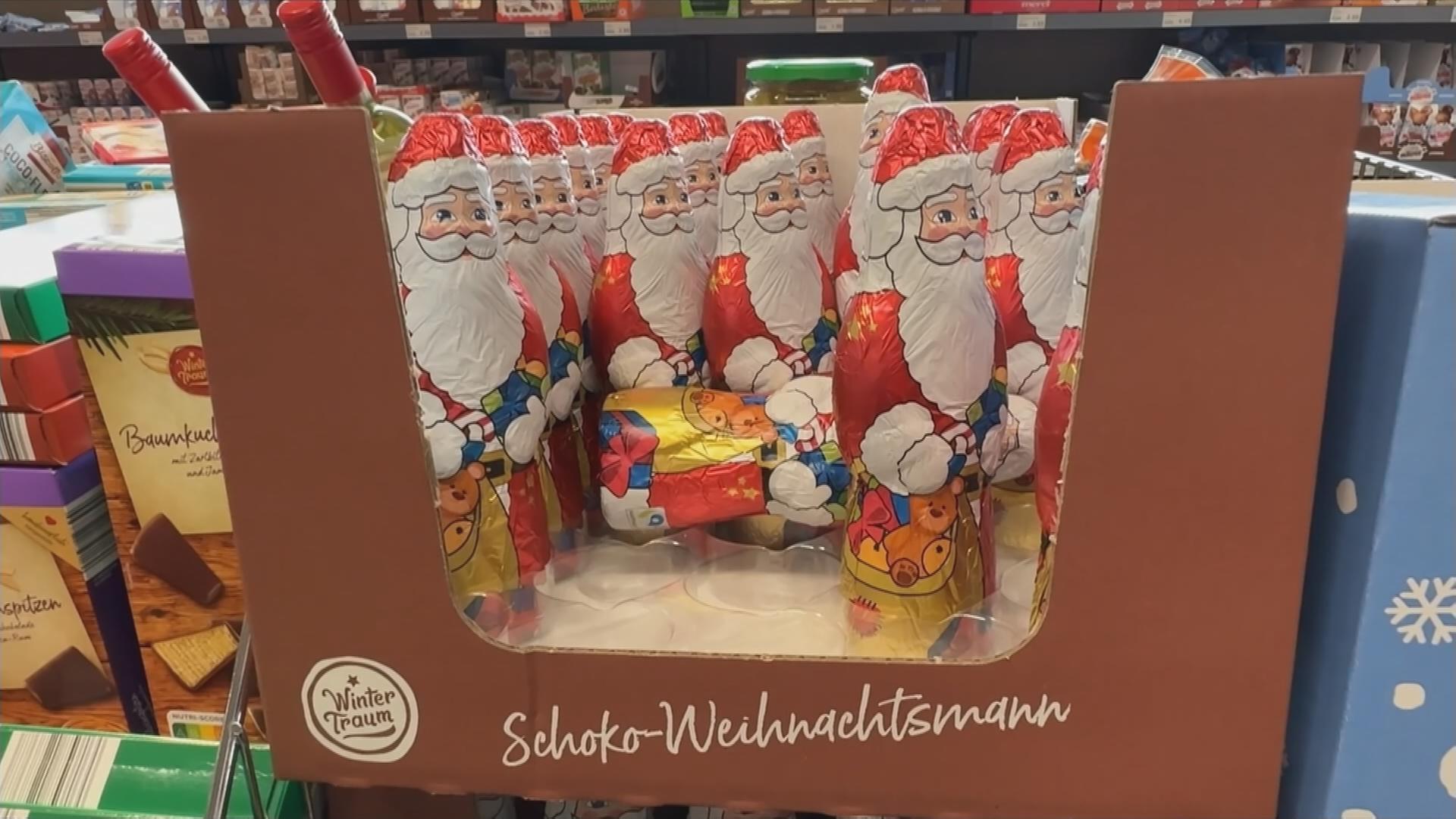 Schokoweihnachtsmänner