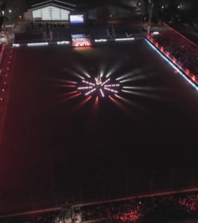 Weihnachtssingen-Station