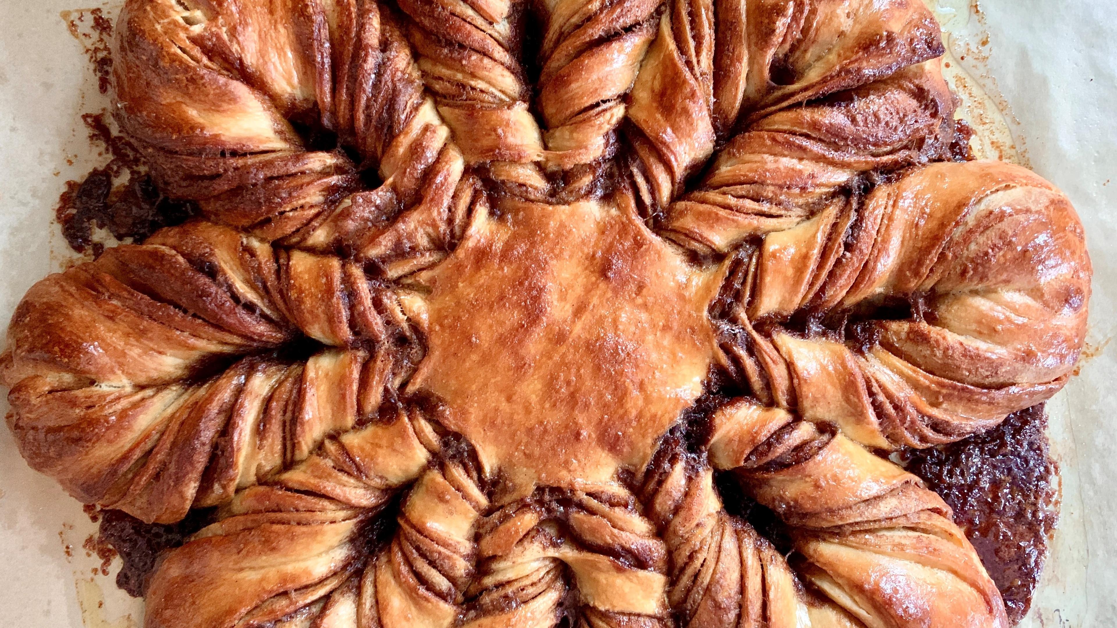 Weihnachtssternbrot