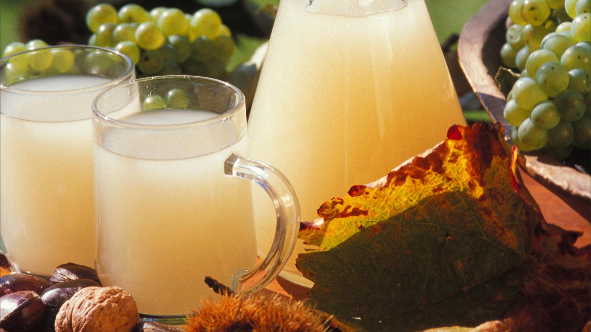 Weinlese und Federweißer