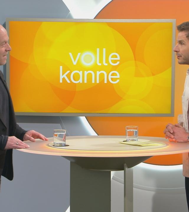 Just Arndt Kempgens im Gespräch mit Moderator Florian Weiss bei "Volle Kanne".