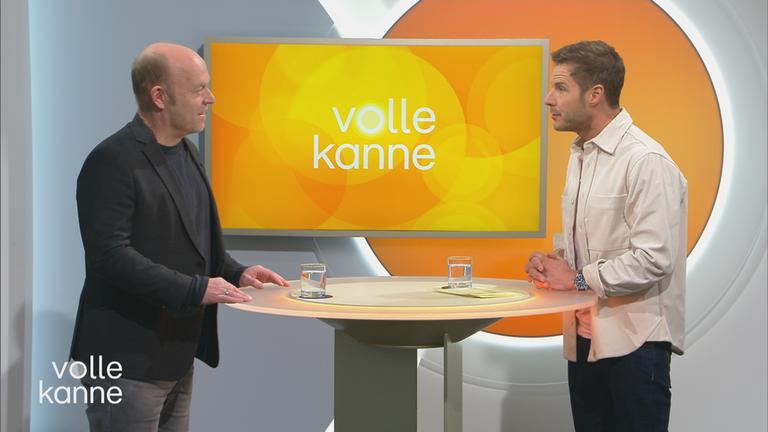 Just Arndt Kempgens im Gespräch mit Moderator Florian Weiss bei "Volle Kanne".