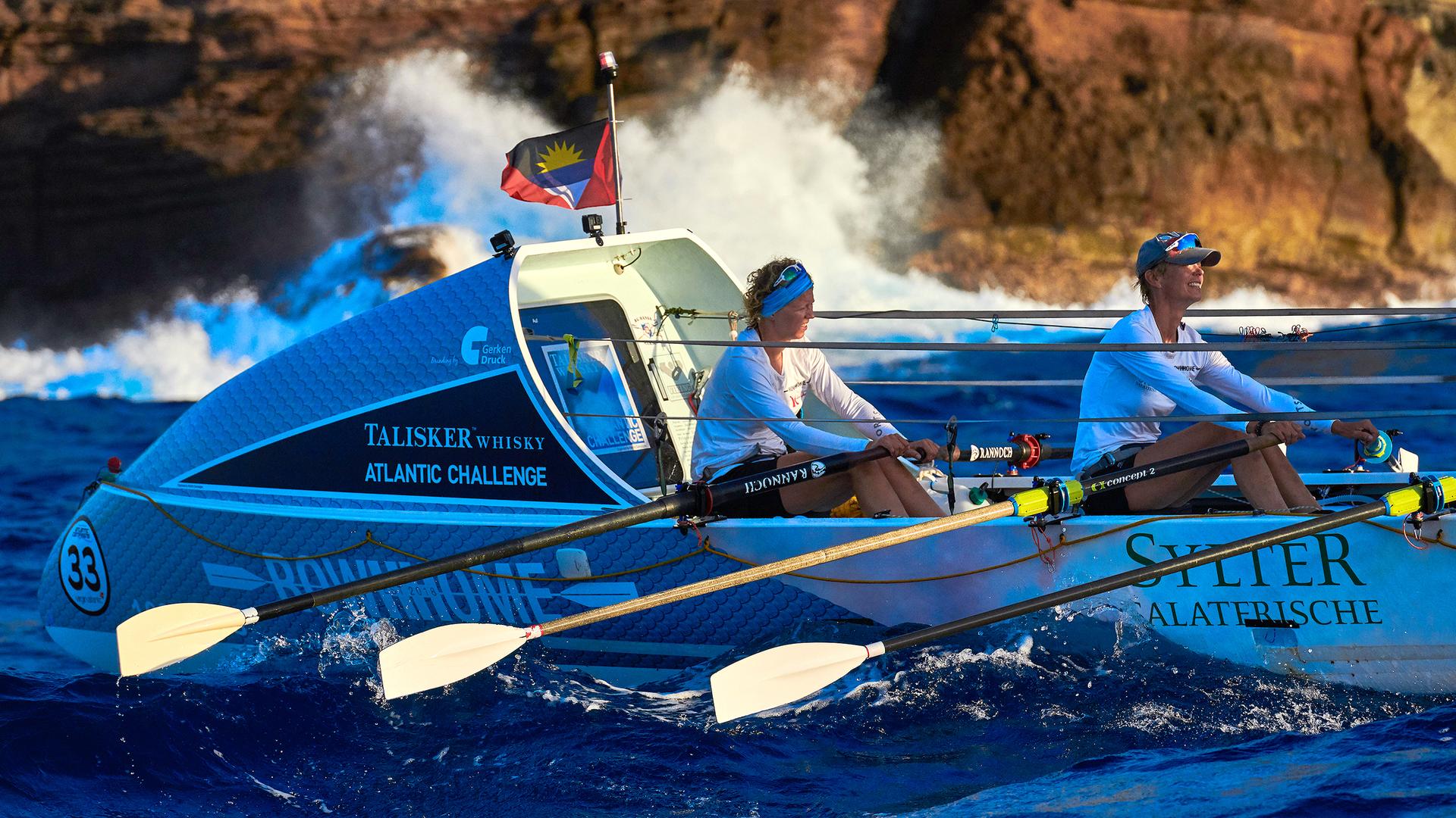 Vier Hamburgerinnen rudern über den Atlantik.