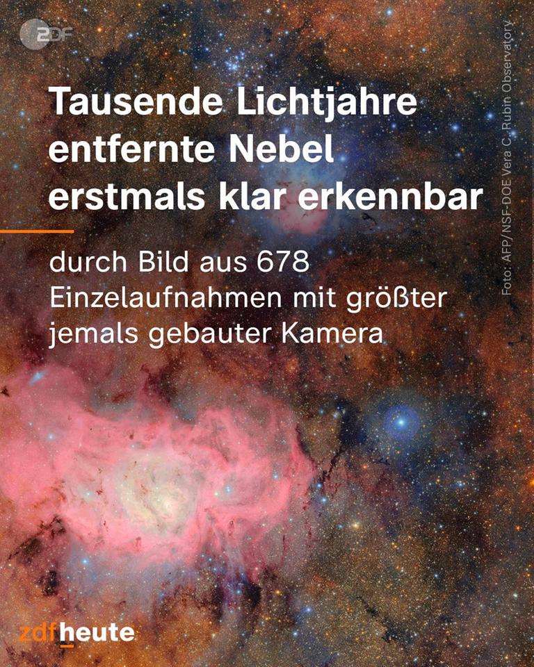 Tausende Lichtjahre entfernte Nebel erstmals klar erkennbar