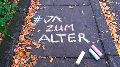 Zum Weltaltentag sind mehrere Veranstaltungen sowie Straßen-Kreide-Aktionen im öffentlichen Raum geplant