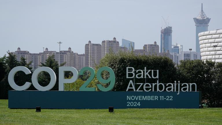 Die Weltklimakonferenz COP29 findet im November in Aserbaidschans Hauptstadt Baku statt.
