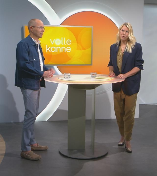 Mark Hugo und Nadine Krüger im Gespräch im "Volle Kanne"-Studio