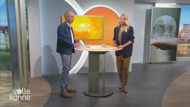 Mark Hugo und Nadine Krüger im Gespräch im "Volle Kanne"-Studio