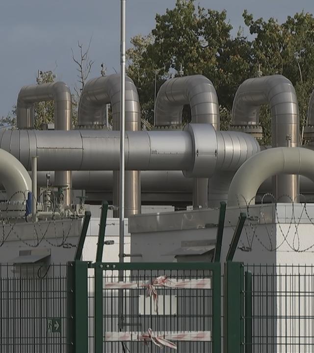 Weniger Gas im Speicher