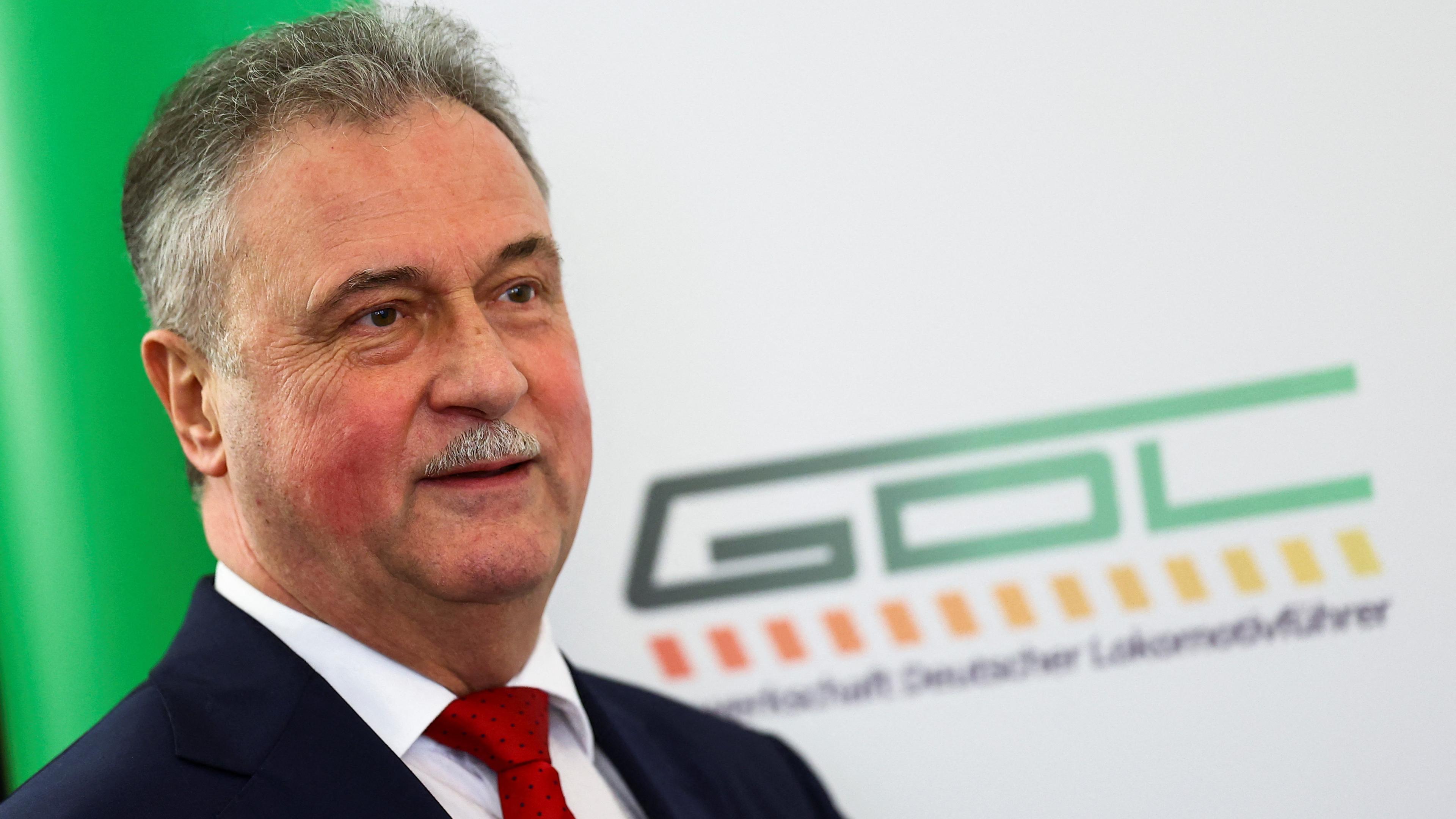 Claus Weselsky, Vorsitzender der Gewerkschaft Deutscher Lokomotivführer (GDL),