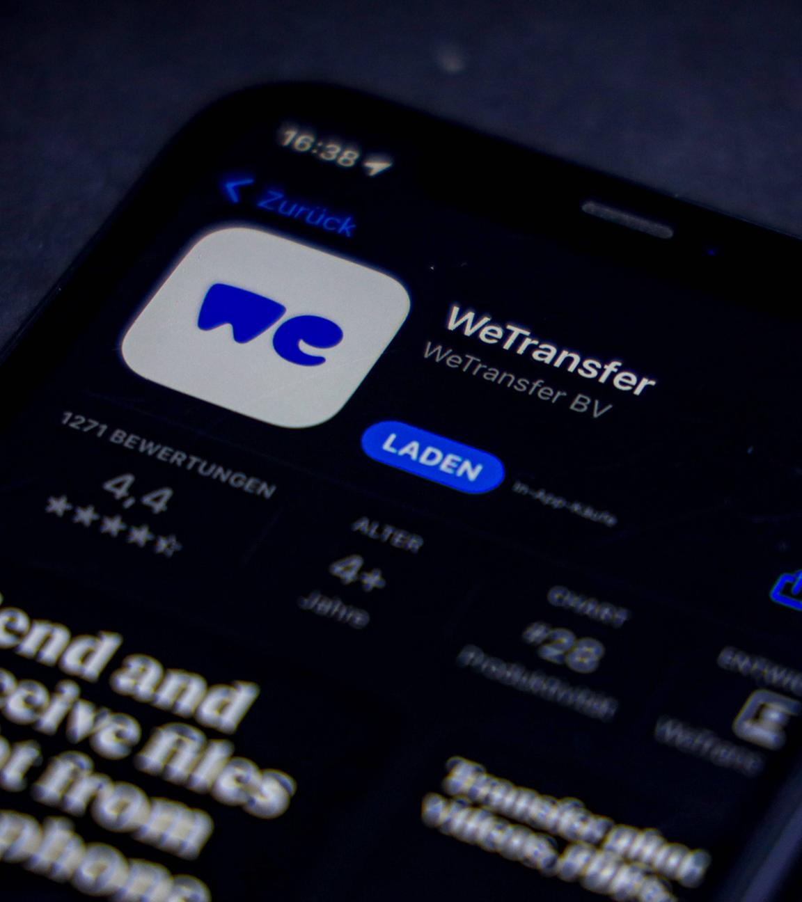Apple App Store auf einem iPhone