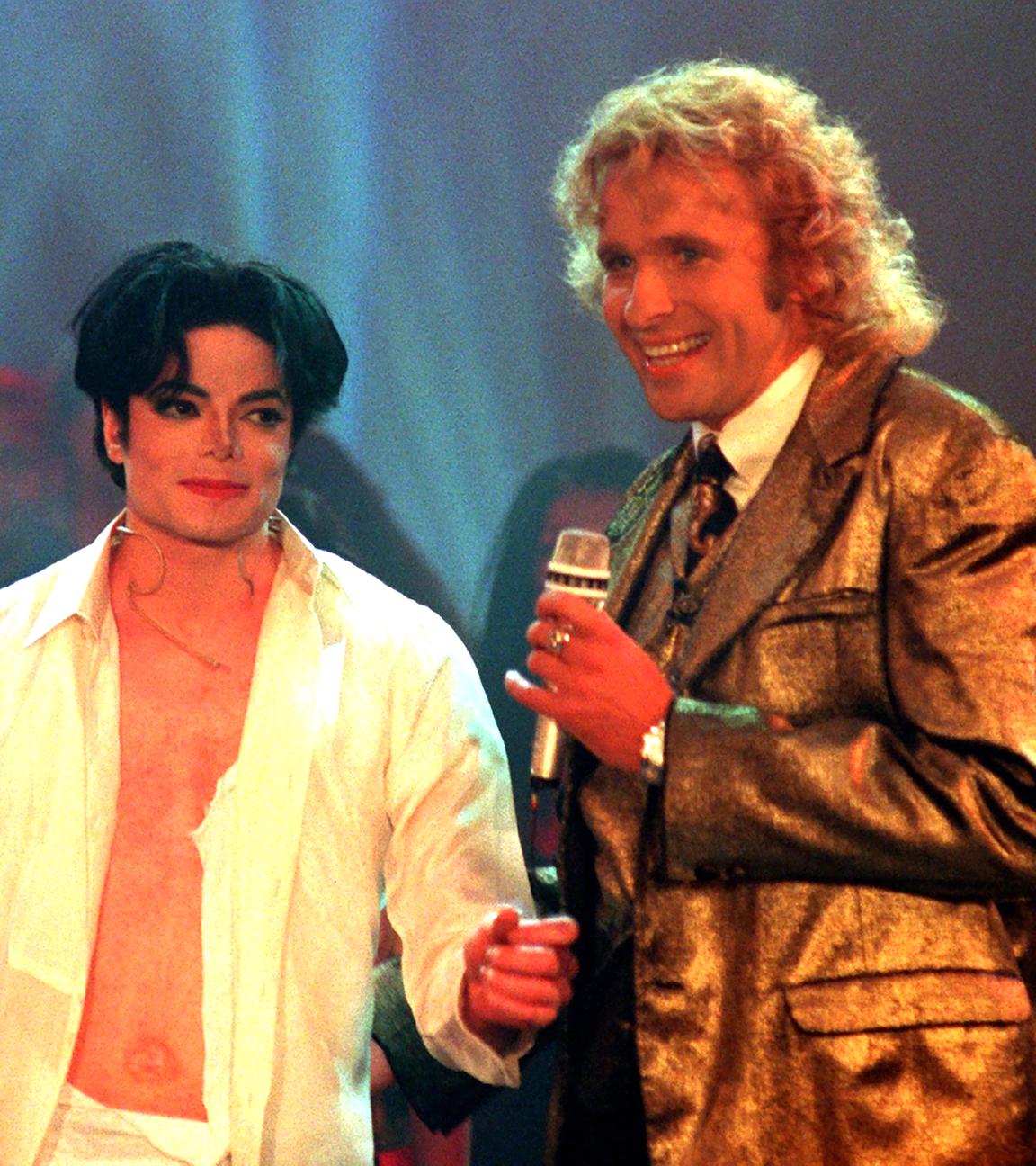 Michael Jackson und Thomas Gottschalk