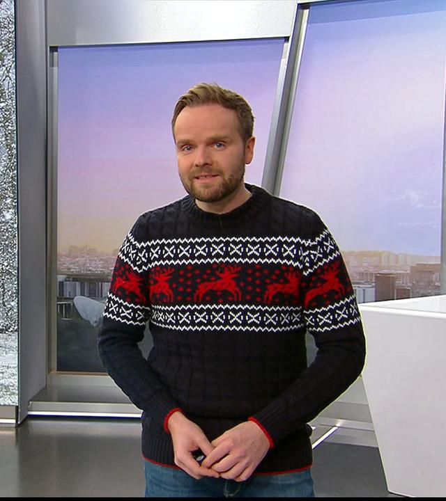 Benjamin Stöwe präsentiert das Wetter