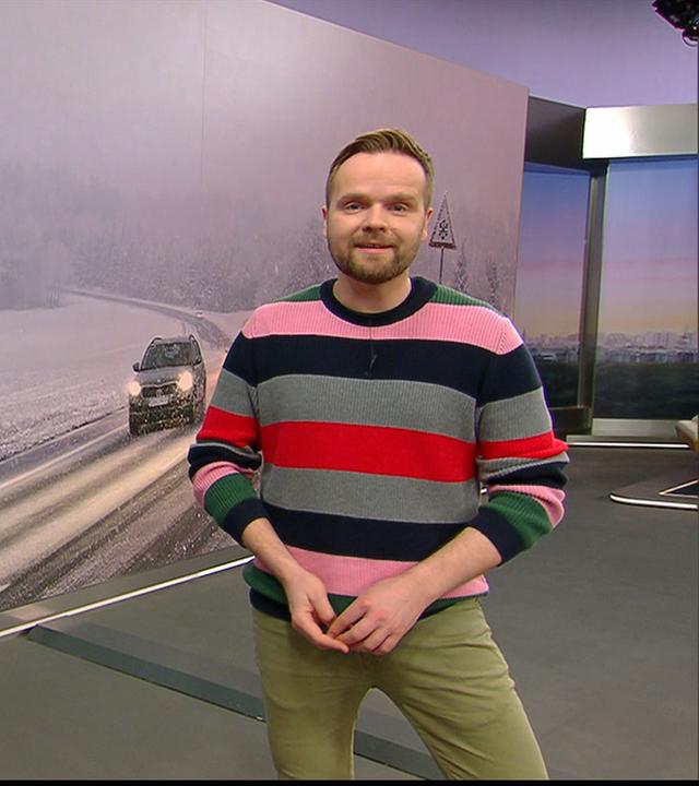 Benjamin Stöwe präsentiert das Wetter