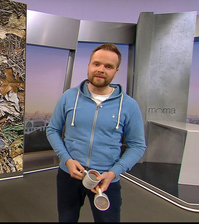 Benjamin Stöwe präsentiert das Wetter