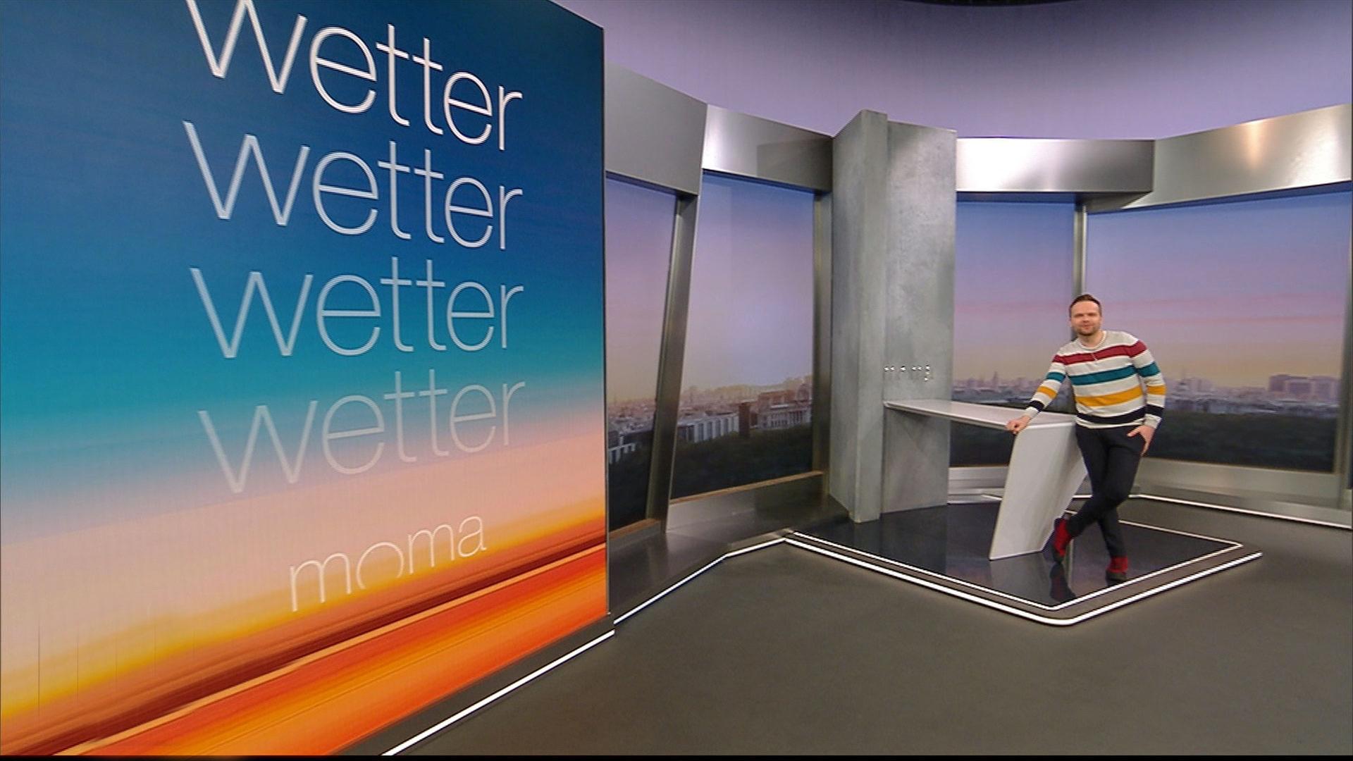 Benjamin Stöwe präsentiert das Wetter