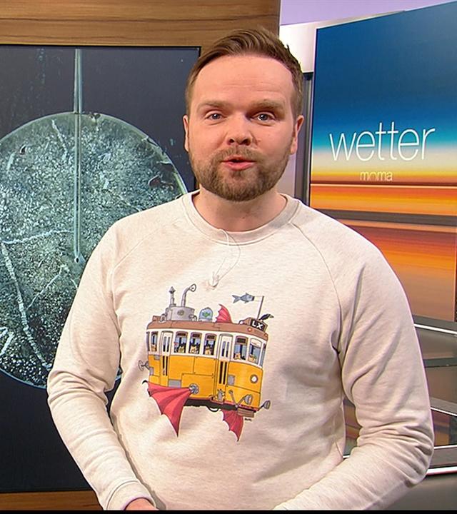 Benjamin Stöwe präsentiert das Wetter