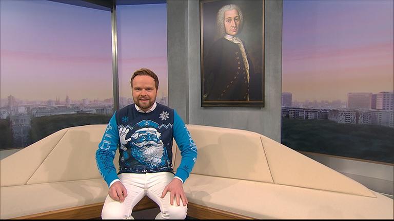 Benjamin Stöwe präsentiert das Wetter