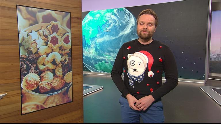 Benjamin Stöwe präsentiert das Wetter