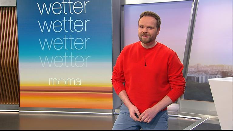 Benjamin Stöwe präsentiert das Wetter