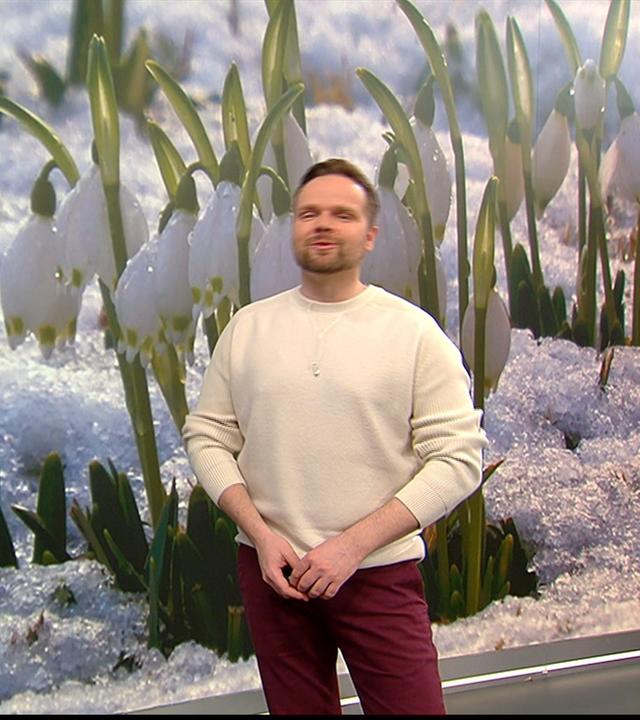 Benjamin Stöwe präsentiert das Wetter