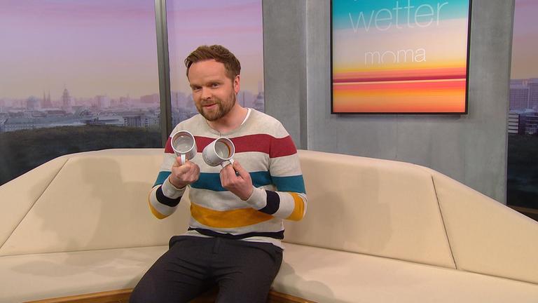 Benjamin Stöwe präsentiert das Wetter
