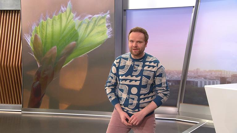 Benjamin Stöwe präsentiert das Wetter