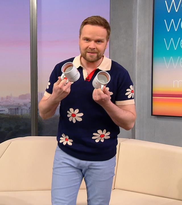 Benjamin Stöwe präsentiert das Wetter