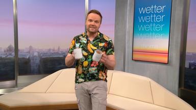 Benjamin Stöwe präsentiert das Wetter