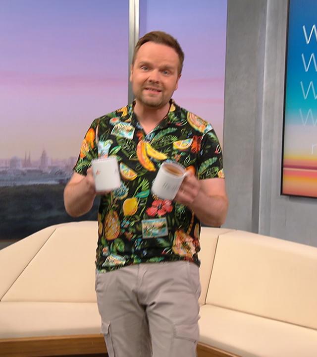Benjamin Stöwe präsentiert das Wetter