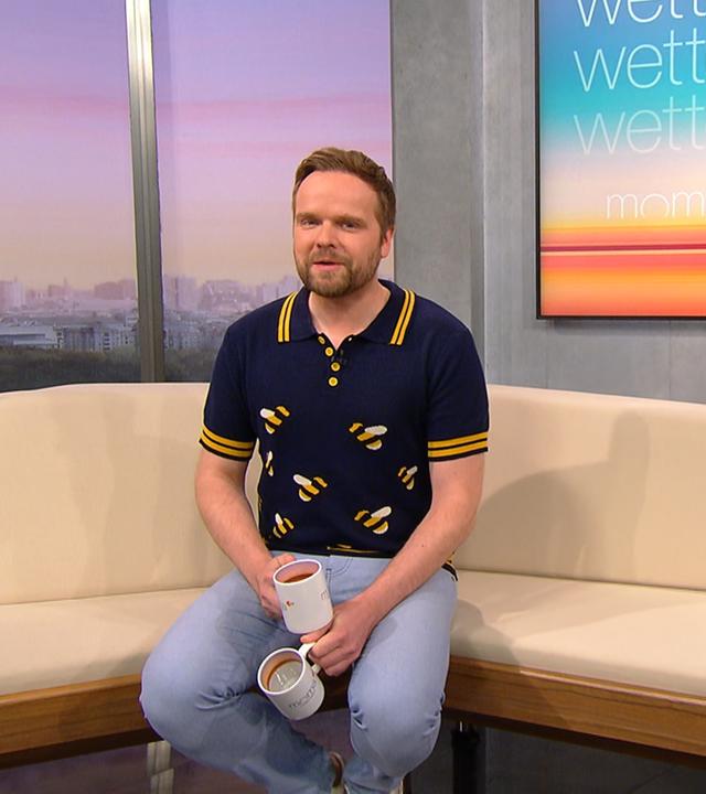 Benjamin Stöwe präsentiert das Wetter