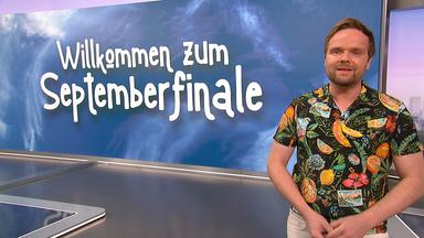 Benjamin Stöwe präsentiert das Wetter