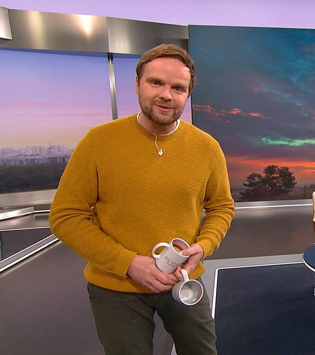 Benjamin Stöwe präsentiert das Wetter