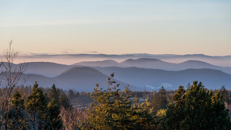 Eine Berglandschaft in Baden-Württemberg
