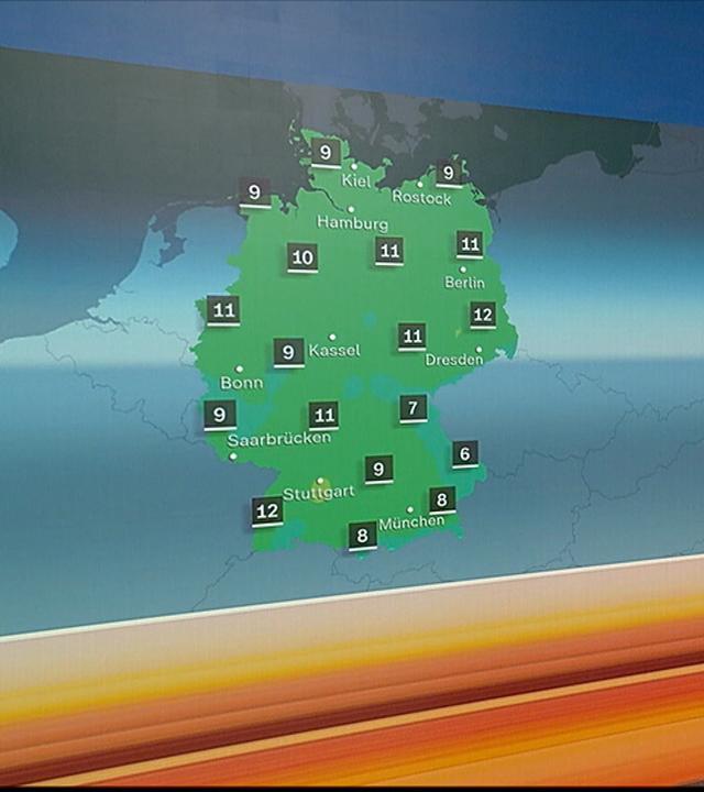 So wird das Wetter am Dienstag