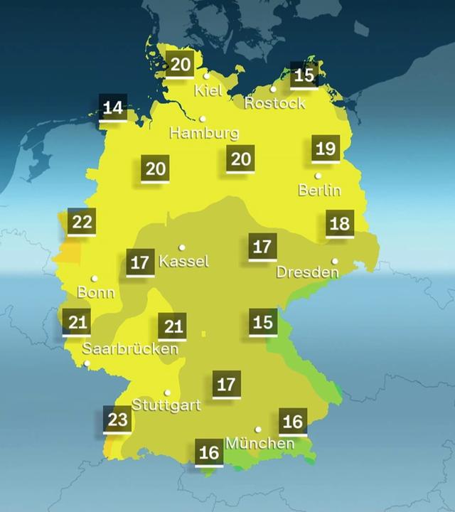 So wird das Wetter am Donnerstag