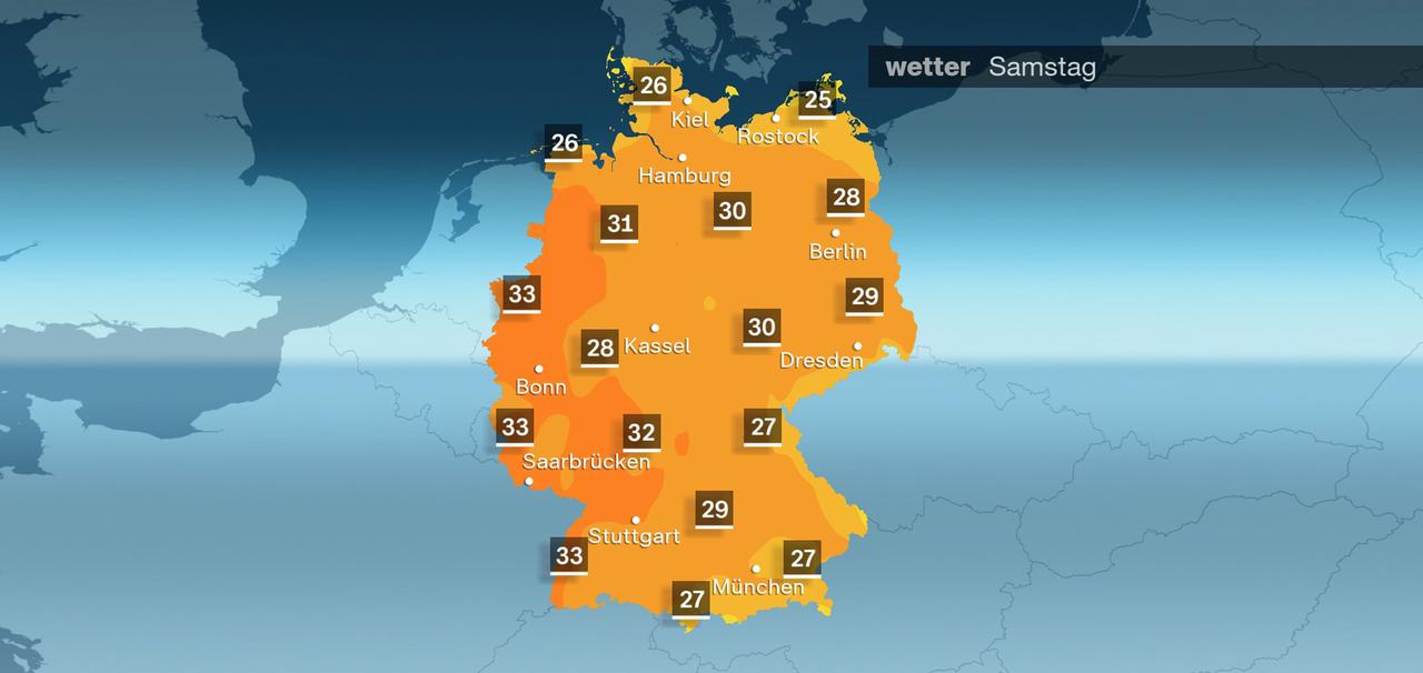 Wetter vom Samstag 21.06.2025