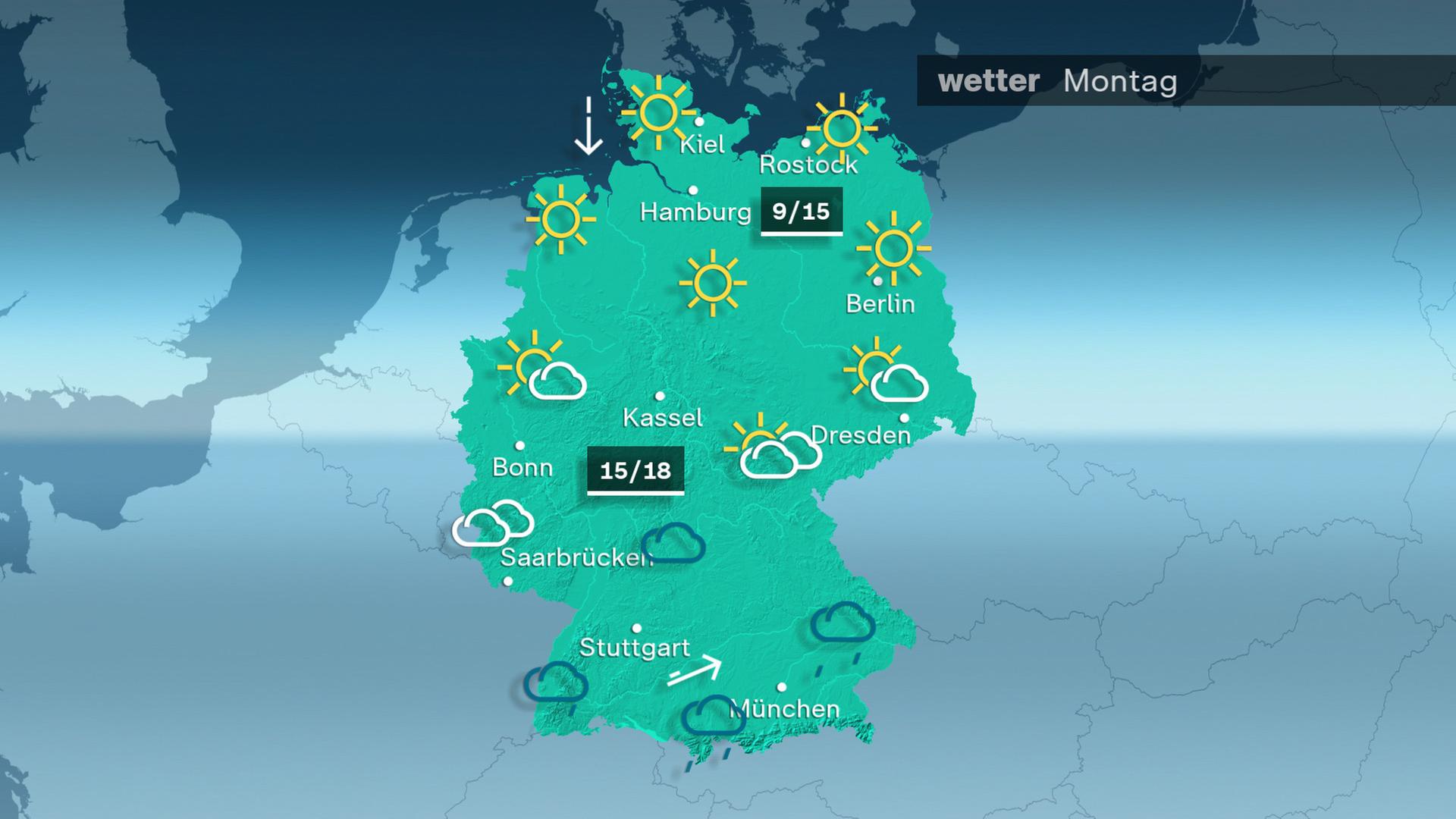 ZDFheute Wetter - Montag - 10.03.2025