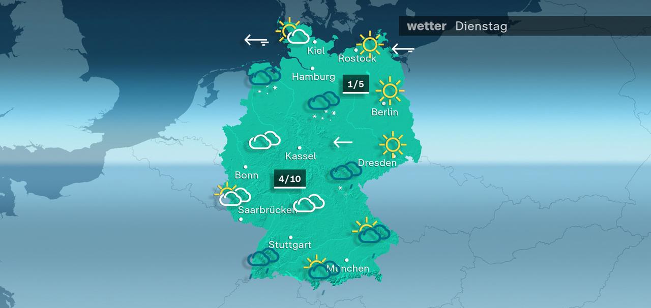 Wetterkarte: Vorhersage für den 11.02.2025