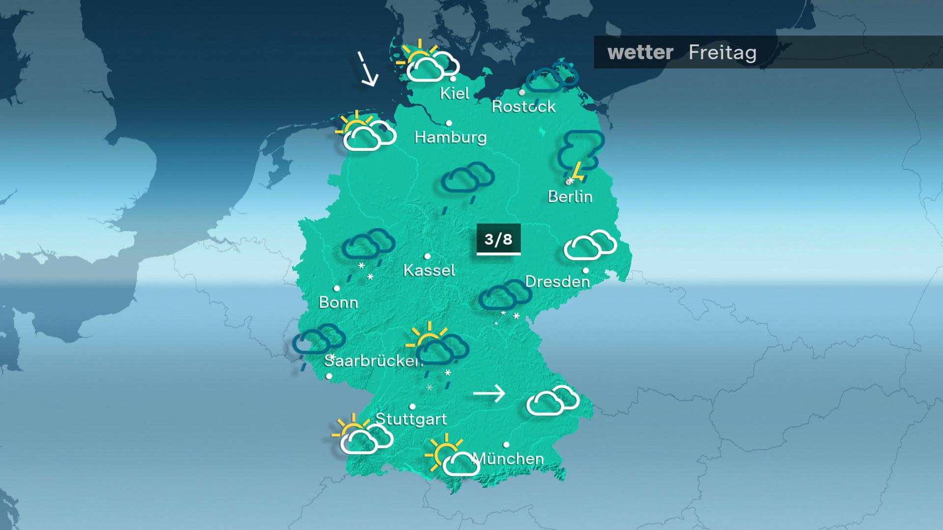 Das Wetter am Freitag 28.02.2025