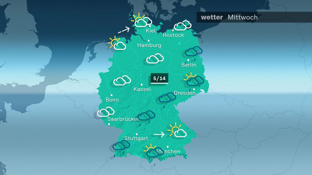 Wetter am Mittwoch 12.03.2025