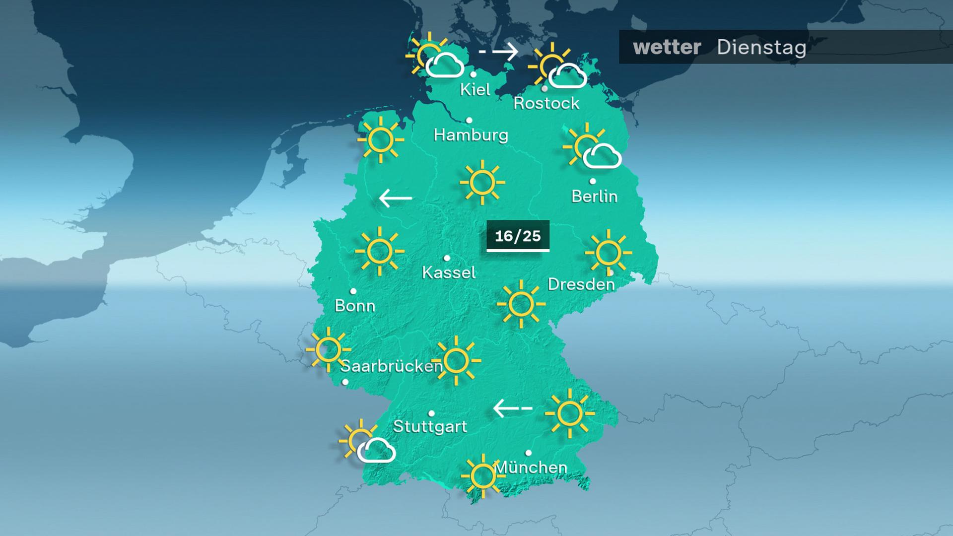 ZDFheute Wetter - Dienstag - 13.05.2025 