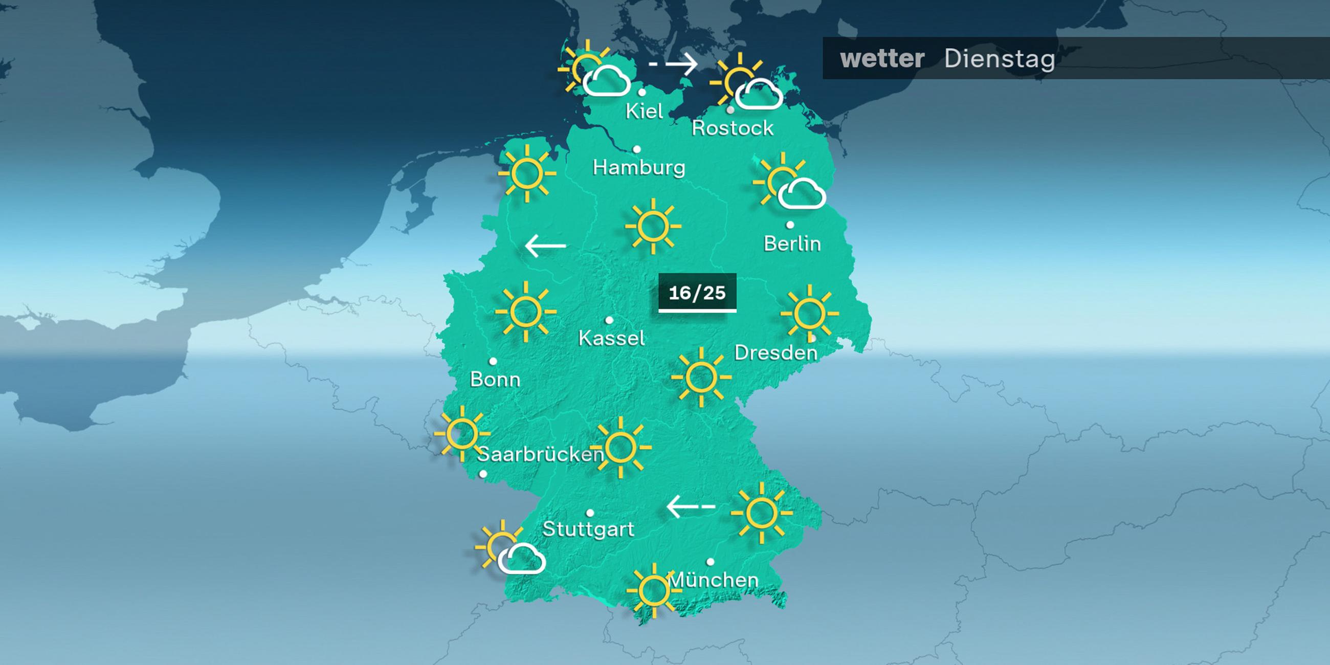 ZDFheute Wetter - Dienstag - 13.05.2025 