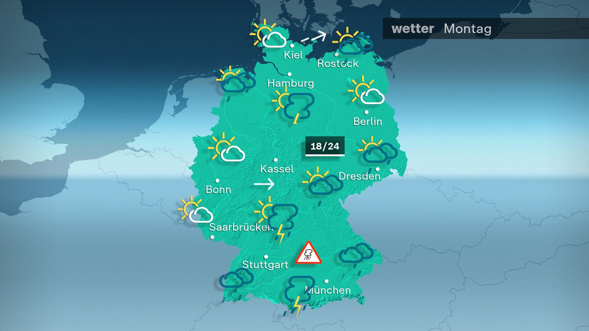 ZDFheute Wetter - Montag - 02.06.2025