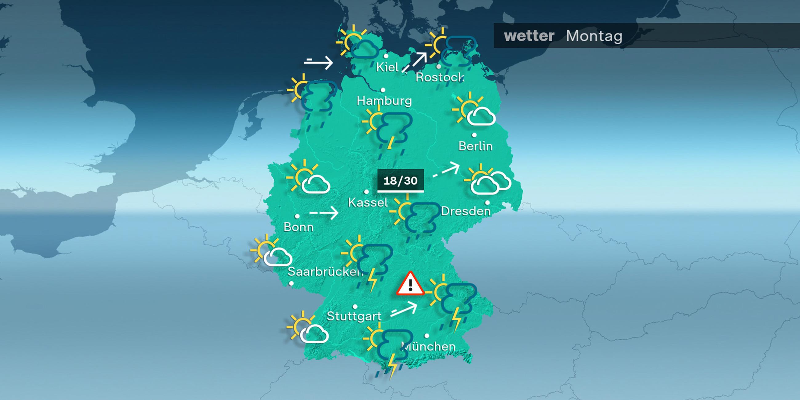 ZDFheute Wetter - Montag - 23.06.2025 