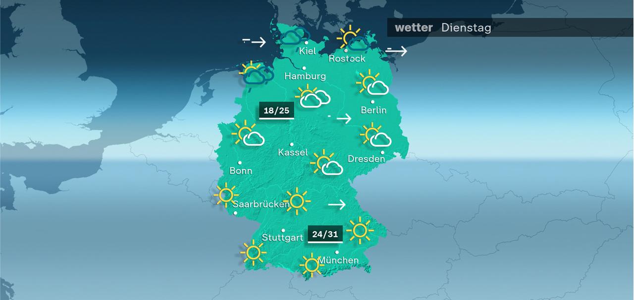 ZDFheute Wetter - Dienstag - 24.06.2025 