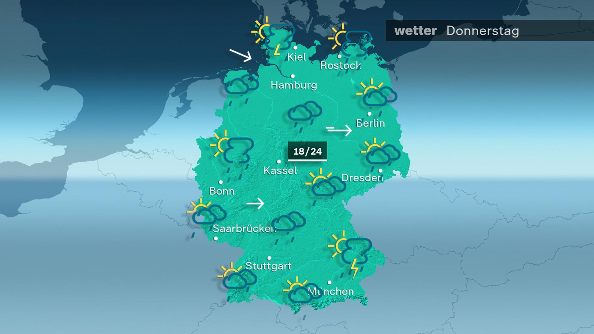 ZDFheute Wetter - Donnerstag - 31.07.2025