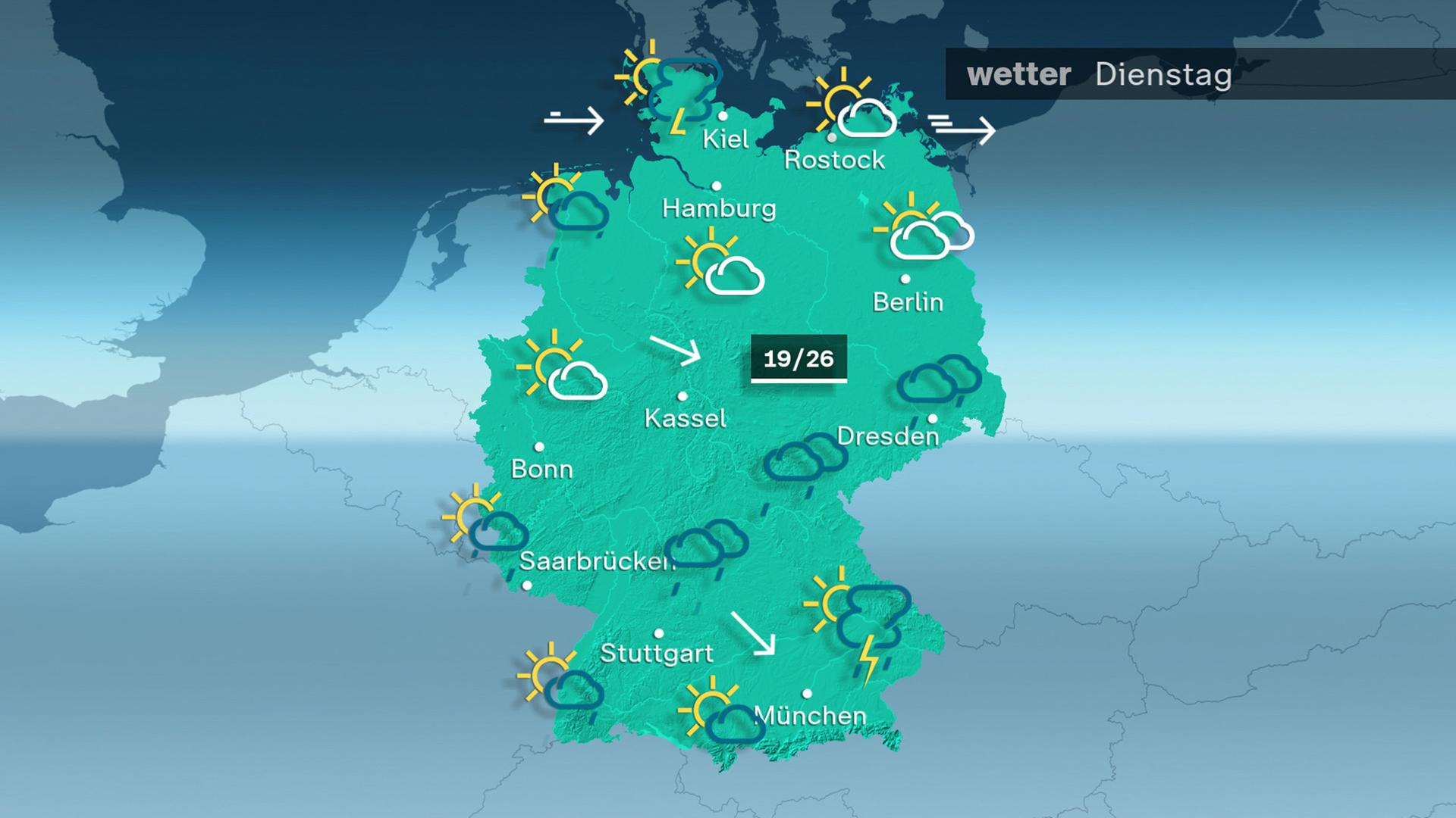 ZDFheute Wetter - Dienstag - 05.08.2025 